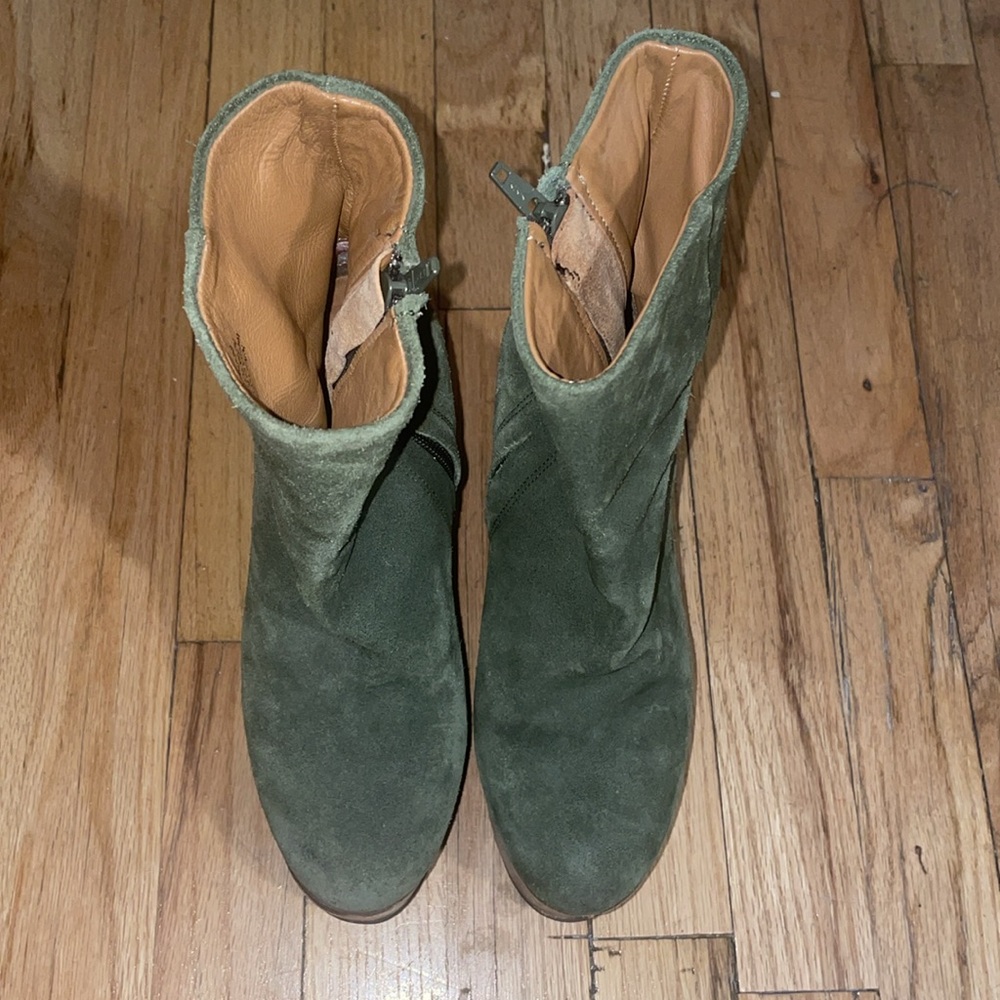 Free people green Friday nights platform Bootie - Picture 5 of 6